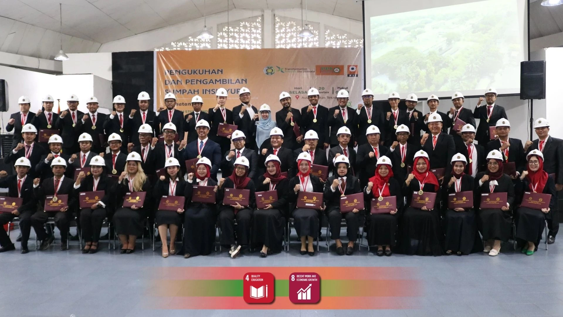 Pengukuhan Insinyur Program Studi Program Profesi Insinyur (PSPPI) FT USU